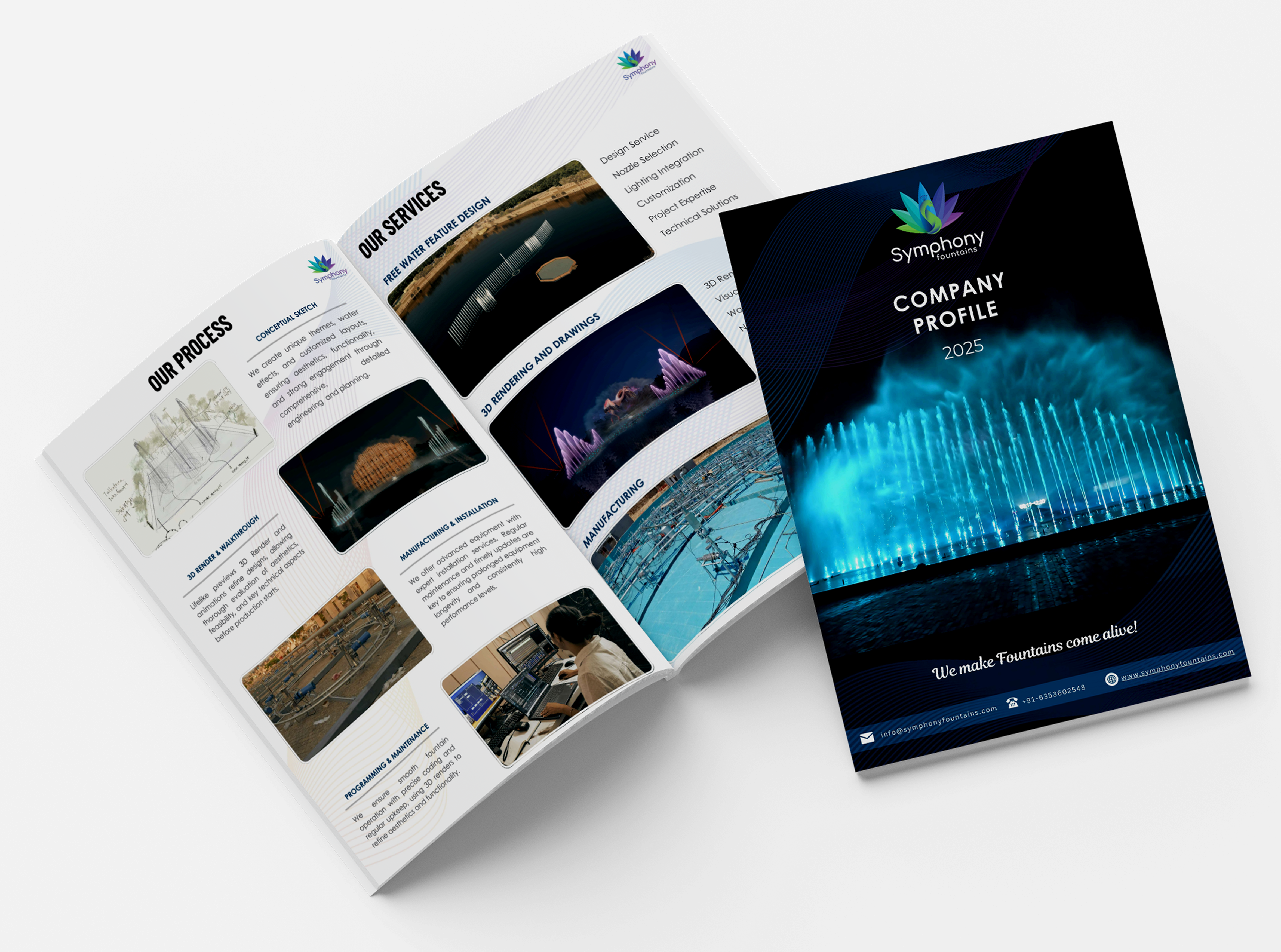 Symphony Fountains company profile brochure